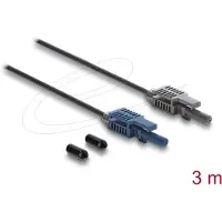 DeLOCK Fibre Optic Plastic POF Cable HFBR 4503-4513Z Simplex male to Simplex male 3 m