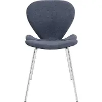 Kare design Stoel Soft Blossom blauw