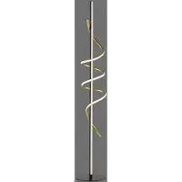 JUST LIGHT LED-vloerlamp Emanda, dimbaar, zwart, Woon-/ Eetkamer, metaal, Modern, LED vloerlamp