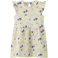 Name It Mini Jurk pasteelgeel / pastellila / zwart / wit