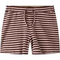 Name It Kids Broek donkerbruin / pastelroze