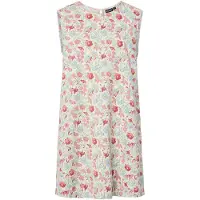 Pieces Jurk 'PCSalume' ecru / lichtblauw / rosa / rood