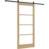 vidaXL Schuifdeur ORKDAL Naturel 93 x 211 cm