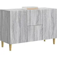 Syfax Dressoir Grijs sonoma 89 x 34,5 x 60 cm Bewerkt hout