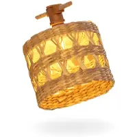 Newgarden LED lichtketting met kabel Alba, hout licht