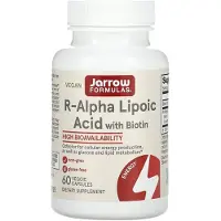 Jarrow Formulas - R-Alfa Liponzuur + Biotine - 60 capsules