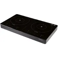 Silvercrest Dubbele inductiekookplaat - 2 Kookzones - 3500W - Instelbare Timer - Electrische kookplaat - Kookplaat