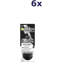 Garnier SkinActive Pure Active Charcoal Anti-Onzuiverheden Serum - 6 x 30 ml - Voordeelverpakking