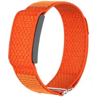 Strap-it Nylon bandje geschikt voor Amazfit Helio (Oranje)