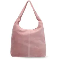 Manfield Roze suède shopper | Maat Onesize