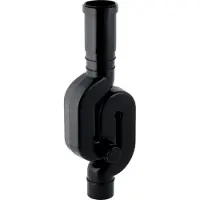 Geberit pe regenwatersifon met expansiemof/ontstoppingsdop ø 110 mm