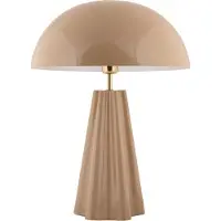 Present Time Tafellamp Amplio XL Enamel Soft Brown