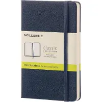 Moleskine Classic Notitieboek - Pocket - Hardcover - Blanco - Saffier Blauw