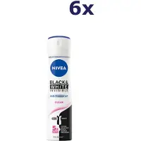 Nivea 6x Deospray 150ml Black&White Invisible Clear
