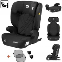 Tulano Autostoeltje 15-36 kg, Isofix, i-Size, zwart, geschikt voor kinderen van 100-150 cm