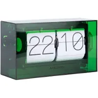 Karlsson Klok Boxed Flip Acrylic Green
