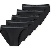 Schiesser Slip grijs / zwart