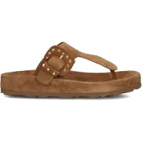 Stefano lauran Dames Slippers Dk5668 - Camel - Maat 37