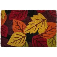 Texas Wycieraczka - Kokosvezel - 40x60 cm - Antislip - Bladeren Motief