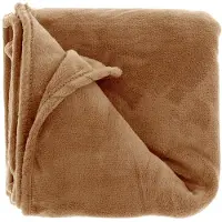 Unique living Plaid Claudi 130x160cm camel
