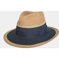 Hatland Emeric - Toyo hoed - Marine blauw - Assorti - XL