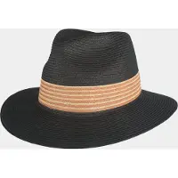 Hatland Ervinio - Toyo hoed - Zwart - Assorti - S