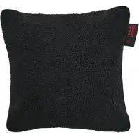 Quality Heating - Warmtekussen draadloos - Infrarood kussen oplaadbaar - Warmy - 45 x 65 cm - zwart teddy - magnetische oplaadfunctie - powerbank