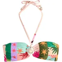 Next Bikinitop aqua / groen / lichtgroen / abrikoos