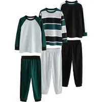 Next Nachtkledij grijs / groen / zwart
