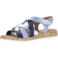 Gabor Sandaal navy / duifblauw / zilver