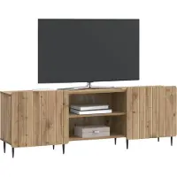 vidaXL TV Kast 150 x 31 x 52 cm Artisanaal eiken Bewerkt hout