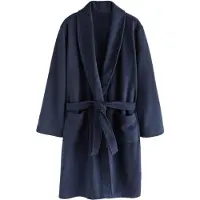 Next Badjas kort navy