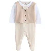 Next Set beige / donkerbeige / wit