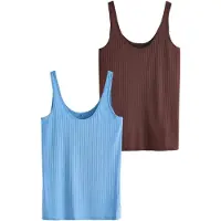 Next Top blauw / chocoladebruin