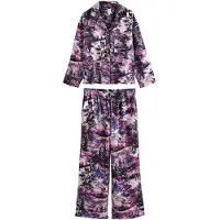 Next Pyjama lila / pruim / pink / zwart