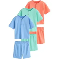 Next Nachtkledij turquoise / azuur / zalm roze