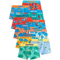 Next Onderbroek blauw / lichtblauw / donkergeel / spar / lichtoranje / rood
