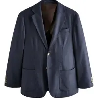Next - Heren - Nova Fides Signature Blazer met textuur van wol - Blauw