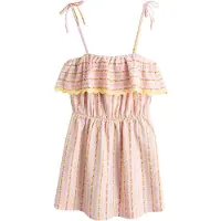 Next Jumpsuit geel / donkergroen / oranje / rosa