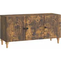vidaXL TV Kast Gerookt eiken 99 x 34,5 x 50 cm Bewerkt hout