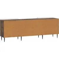 vidaXL TV Kast Gerookt eiken 150 x 31 x 52 cm Bewerkt hout