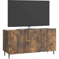 vidaXL TV Kast Gerookt eiken 99 x 34,5 x 52 cm Bewerkt hout