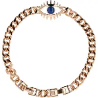 IZIA Armband blauw / rose-goud