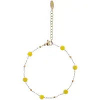 IZIA Armband geel / goud