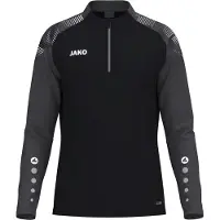 Jako Sonic Ziptop Heren - Zwart / Antraciet | Maat: M