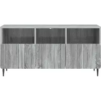 vidaXL TV Kast met lade Grijs sonoma 102 x 34,5 x 50 cm Bewerkt hout