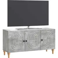 vidaXL TV Kast Betongrijs 99 x 34,5 x 50 cm Bewerkt hout