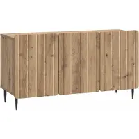 vidaXL TV Kast 99 x 34,5 x 52 cm Artisanaal eiken Bewerkt hout