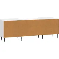 vidaXL TV Kast Hoogglans Wit 150 x 31 x 52 cm Bewerkt hout