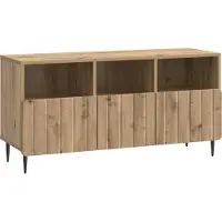 vidaXL TV Kast 102 x 34,5 x 50 cm Artisanaal eiken Bewerkt hout